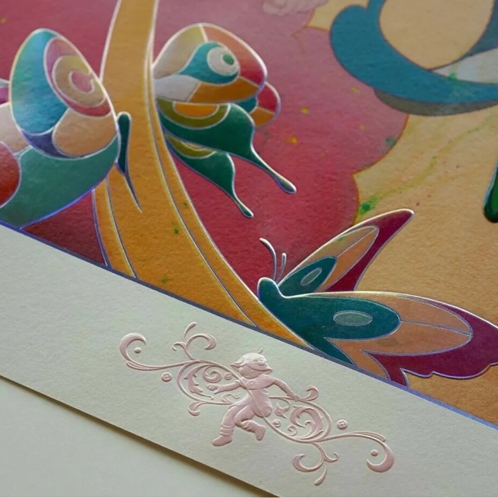 James Jeans Art Print - Intricate Design with Black and White Accents - Picture 3 of 7